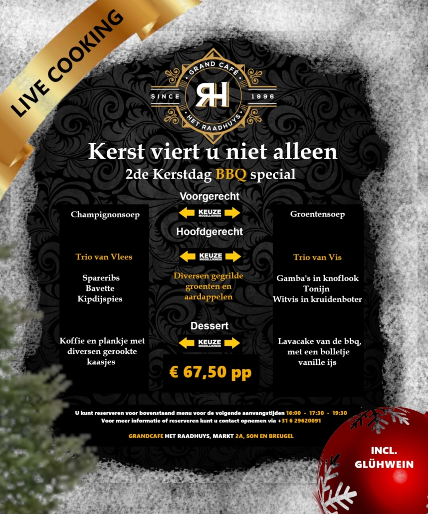 Kerst BBQ special